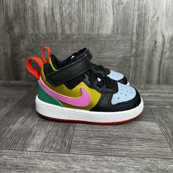 Nike Court Borough Low Infant size 5c Multicolored Shoes - Picture 1 of 8